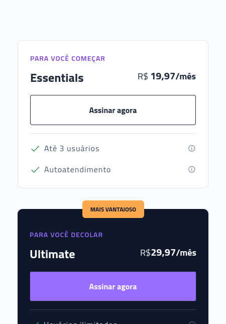 Imagem do projeto Pricing Table